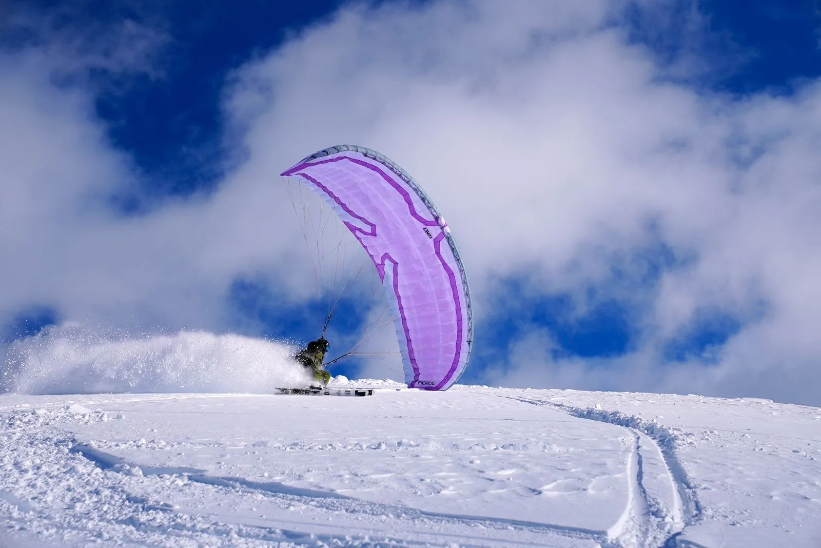 Parakite sur neige à Morzine-Avoriaz
